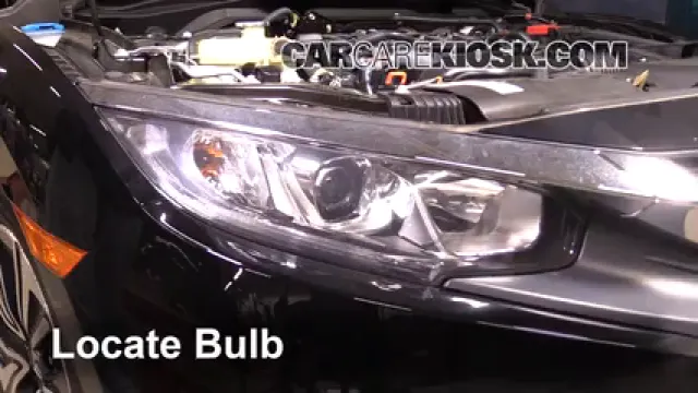 2017 Honda Civic LX 1.5L 4 Cyl. Turbo Coupe Luces Luz de giro delantera (reemplazar foco)